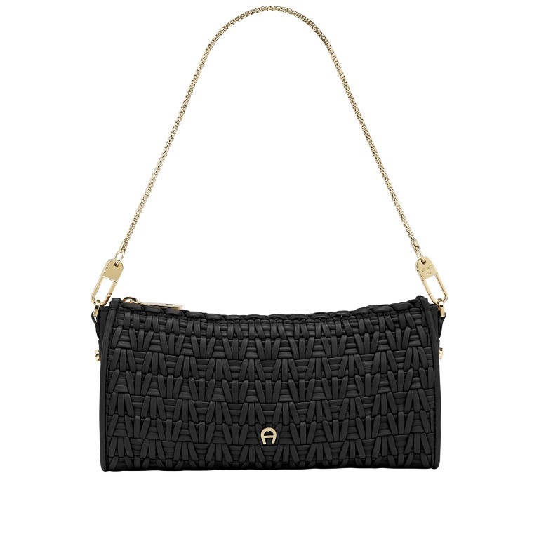 Umhängetasche / Clutch Ivy Nodo Black, Farbe: schwarz, Marke: AIGNER, EAN: 4055539480973, Abmessungen in cm: 25x13x5, Bild 1 von 7