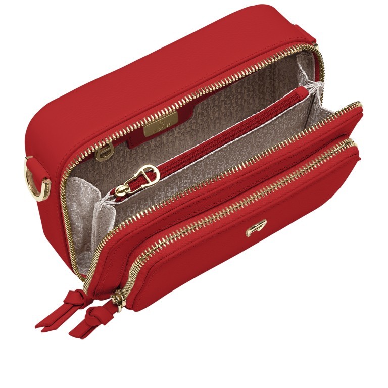 Umhängetasche Zita S Flux Red, Farbe: rot/weinrot, Marke: AIGNER, EAN: 4055539479182, Abmessungen in cm: 19x14x8, Bild 5 von 5