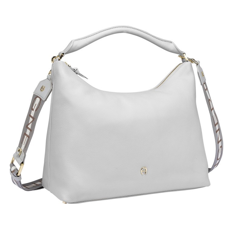 Beuteltasche Zita M Spectre Grey, Farbe: grau, Marke: AIGNER, EAN: 4055539481659, Abmessungen in cm: 37x29x16, Bild 2 von 6