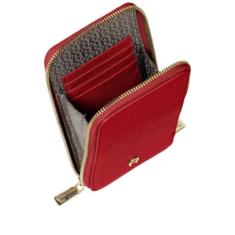 Handytasche Fashion Mobile Bag 163-180 Flux Red, Farbe: rot/weinrot, Marke: AIGNER, EAN: 4055539483936, Abmessungen in cm: 9x17x2, Bild 6 von 6
