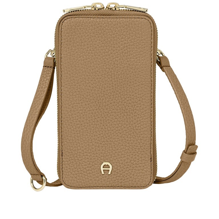 Handytasche Fashion Mobile Bag 163-180 Pecan Brown, Farbe: braun, Marke: AIGNER, EAN: 4055539483943, Abmessungen in cm: 9x17x2, Bild 1 von 6