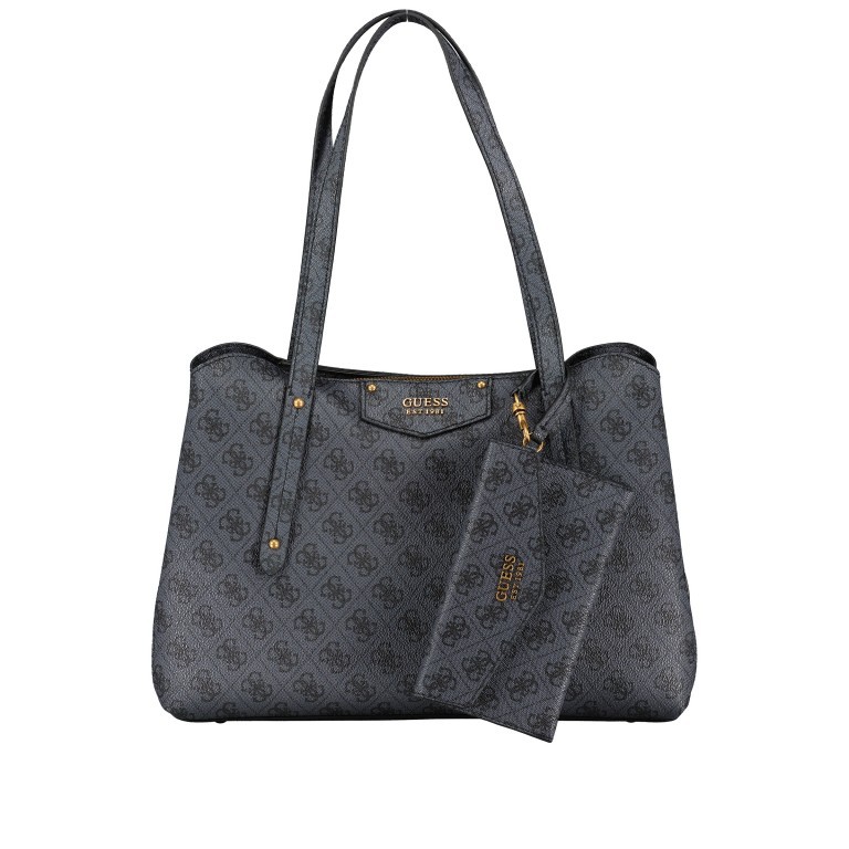 Shopper Eco Brenton Coal Logo, Farbe: anthrazit, Marke: Guess, EAN: 0190231615873, Abmessungen in cm: 35x23x11, Bild 1 von 5