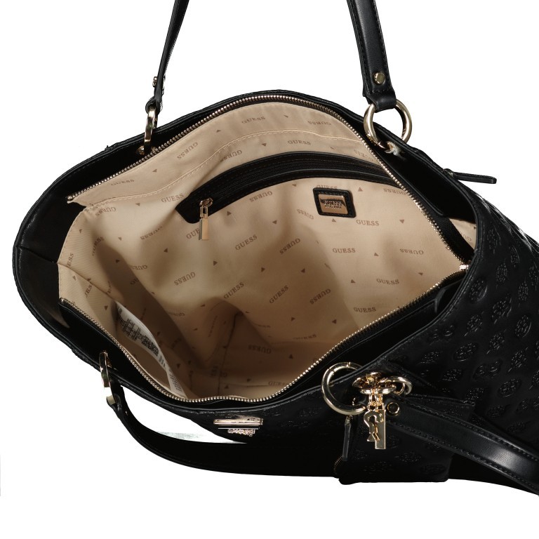 Shopper Noelle Elite Black, Farbe: schwarz, Marke: Guess, EAN: 0190231677093, Abmessungen in cm: 31.5x27.5x12, Bild 5 von 5