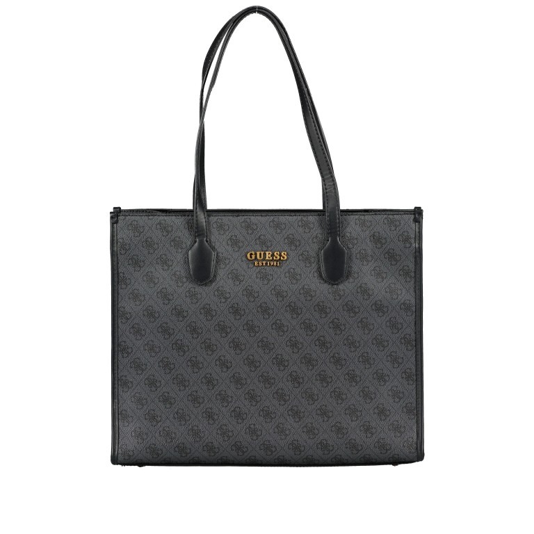 Shopper Silvana 4g-logo Coal Logo, Farbe: anthrazit, Marke: Guess, EAN: 0190231693758, Abmessungen in cm: 40x33.5x14.5, Bild 1 von 5