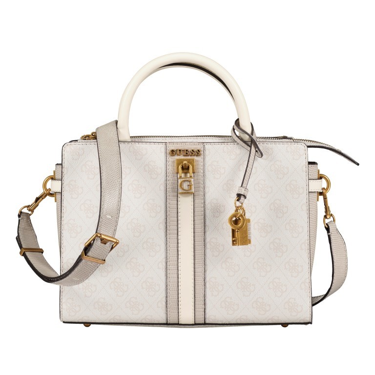 Handtasche Ginevra Logo Stone, Farbe: beige, Marke: Guess, EAN: 0190231673132, Abmessungen in cm: 28.2x22x11.5, Bild 1 von 7