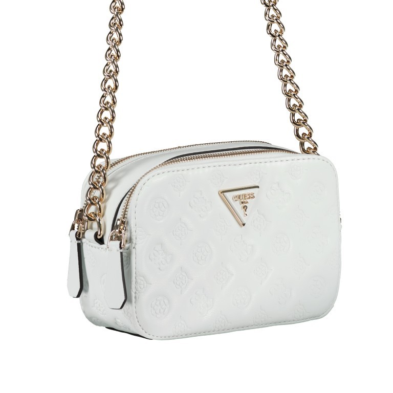 Umhängetasche Noelle Camera Bag Weiß, Farbe: weiß, Marke: Guess, EAN: 0190231677031, Abmessungen in cm: 20x13x7, Bild 2 von 6