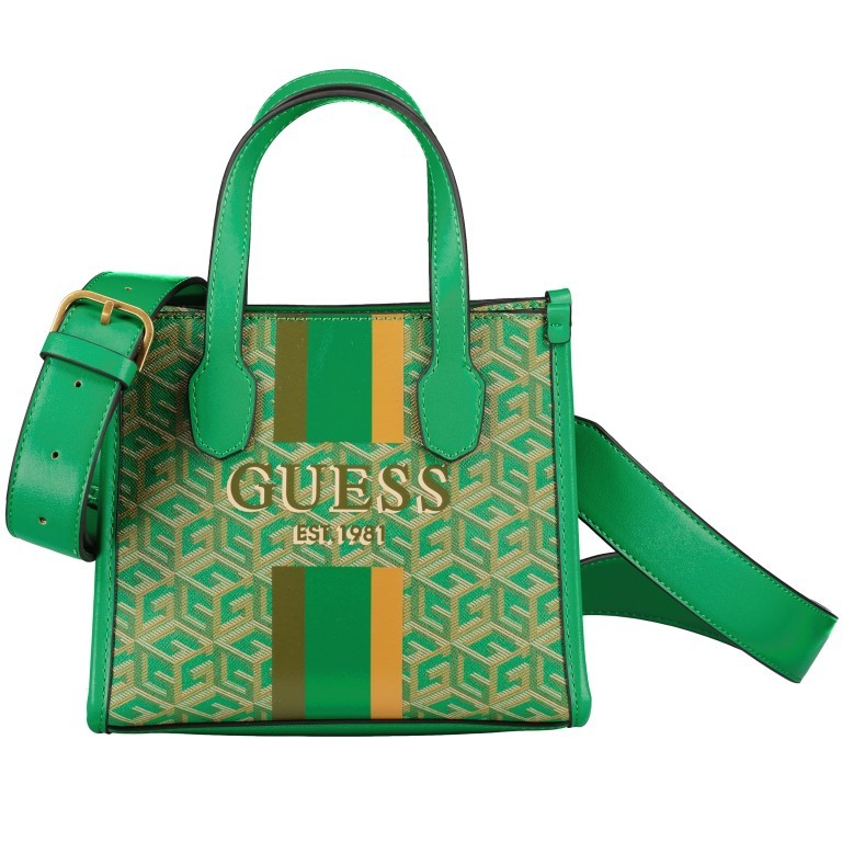 Green guess handbag clearance