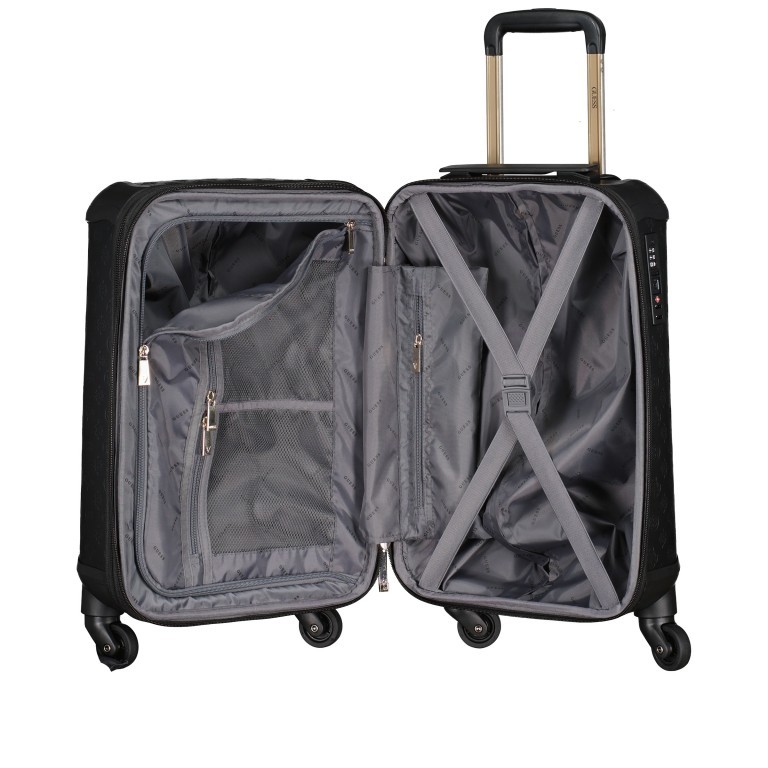 Handgepäck-Trolley Wilder Travel Amboss erweiterbar Größe S Black, Farbe: schwarz, Marke: Guess, EAN: 0190231617716, Abmessungen in cm: 31.5x53x22, Bild 8 von 9