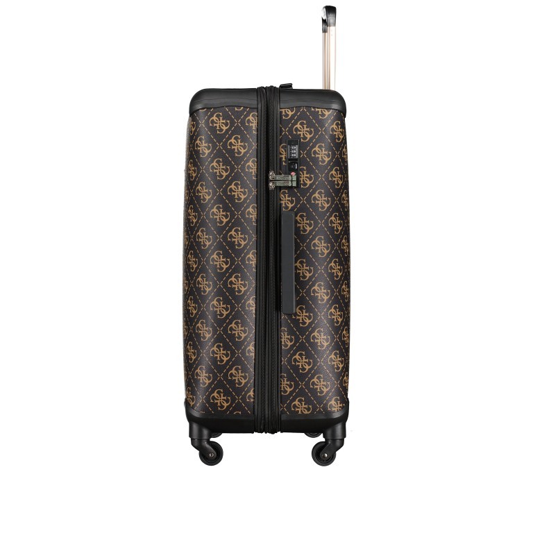 Koffer Berta 4G-Logo erweiterbar Größe L Brown Logo, Farbe: braun, Marke: Guess, EAN: 0190231670599, Abmessungen in cm: 48x76.5x31, Bild 3 von 8