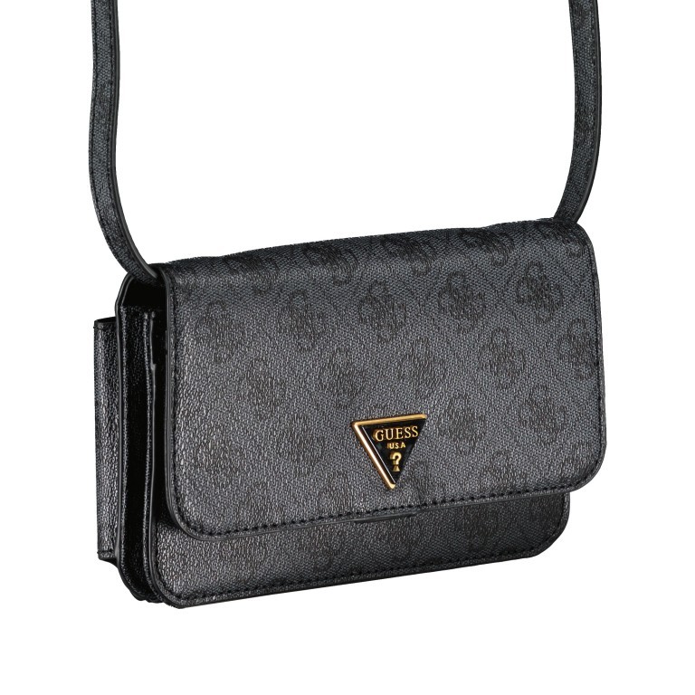 Handy- / Umhängetasche Alexie Phone-Crossbody Coal Logo, Farbe: anthrazit, Marke: Guess, EAN: 0190231666325, Abmessungen in cm: 20x12x7, Bild 2 von 6