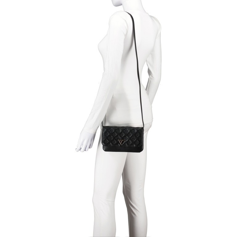 Handy- / Umhängetasche La Femme Phone-Crossbody Black, Farbe: schwarz, Marke: Guess, EAN: 0190231678052, Abmessungen in cm: 20x12x7, Bild 4 von 6