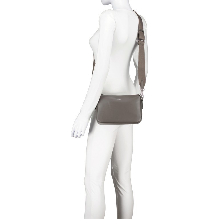 Umhängetasche Sofisticato 1.0 Jasmina SHZ Dark Grey, Farbe: grau, Marke: Joop!, EAN: 4048835098904, Abmessungen in cm: 23.5x16x6, Bild 5 von 7