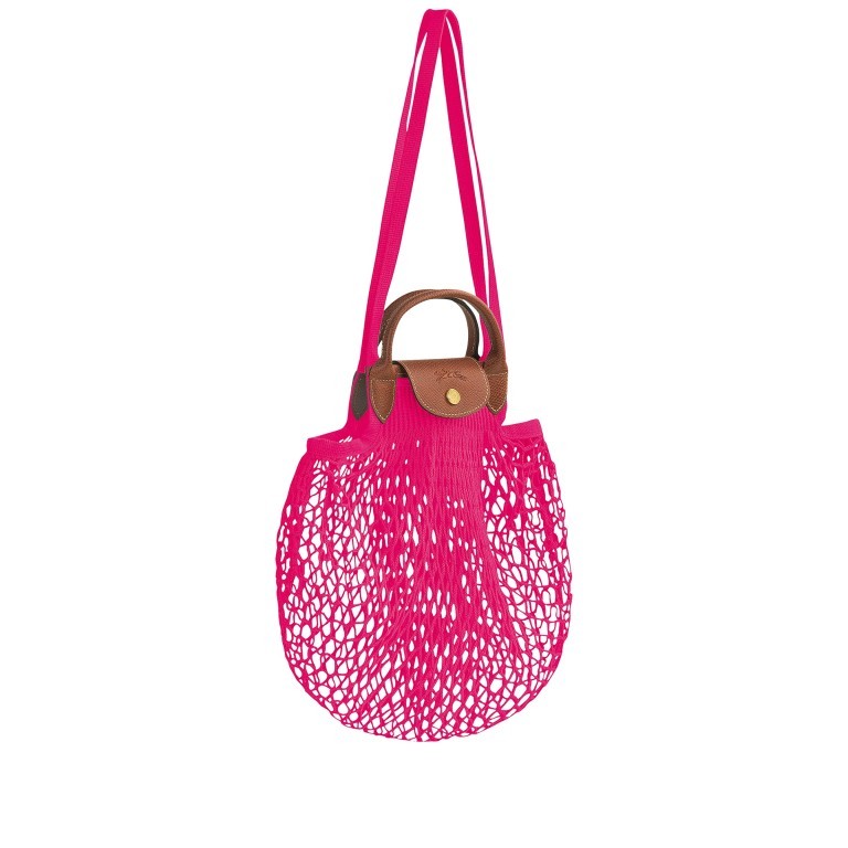 Shopper Le Pliage Filet HVH-10121 Fuchsia, Farbe: rosa/pink, Marke: Longchamp, EAN: 3597922269518, Bild 2 von 4