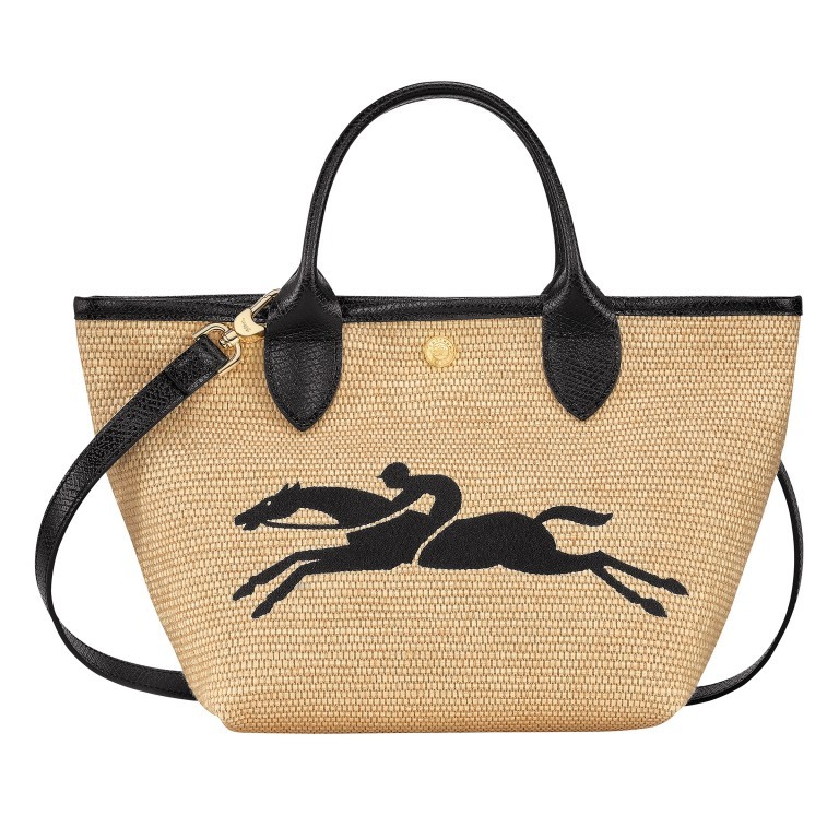 Handtasche Le Panier Pliage Handtasche S Schwarz, Farbe: schwarz, Marke: Longchamp, EAN: 3597922352715, Abmessungen in cm: 21x20x14, Bild 1 von 4
