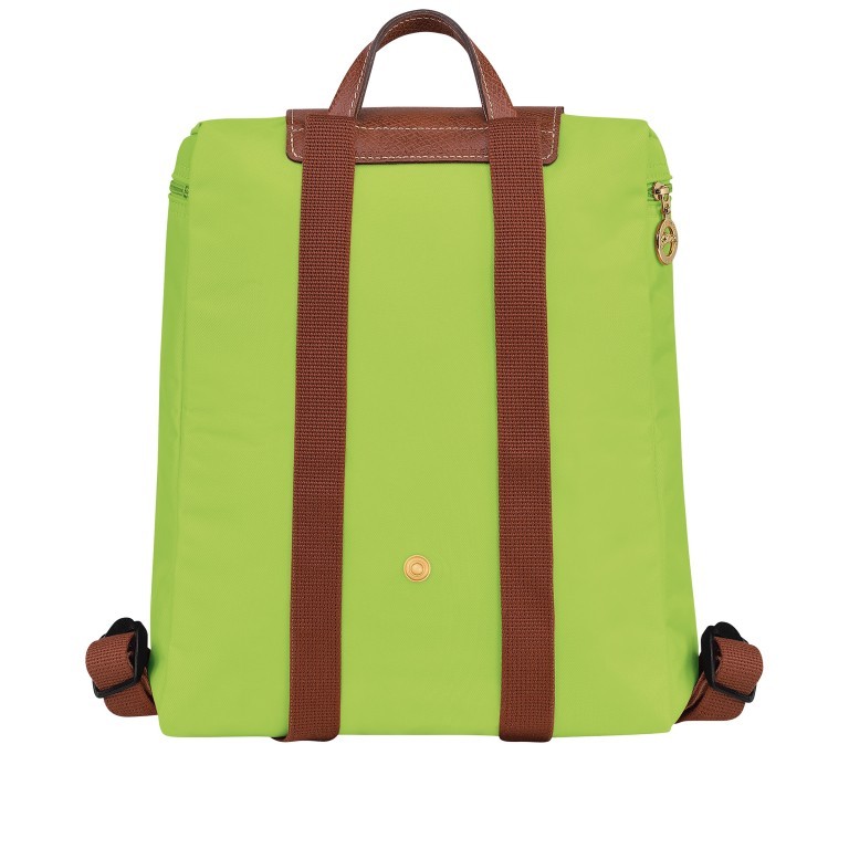 Rucksack Le Pliage Rucksack Hellgrün, Farbe: grün/oliv, Marke: Longchamp, EAN: 3597922259946, Abmessungen in cm: 26x28x10, Bild 3 von 5