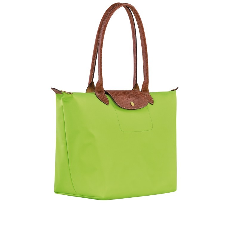 Shopper Le Pliage Shopper L Hellgrün, Farbe: grün/oliv, Marke: Longchamp, EAN: 3597922259809, Abmessungen in cm: 31x30x19, Bild 2 von 6