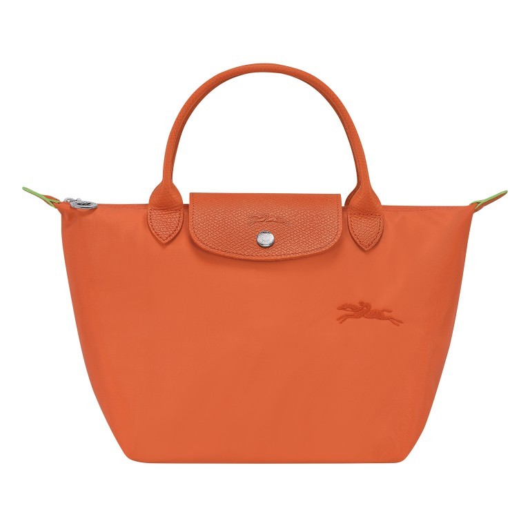 Handtasche Le Pliage Green Handtasche S Orange, Farbe: orange, Marke: Longchamp, EAN: 3597922260539, Abmessungen in cm: 23x22x14, Bild 1 von 8