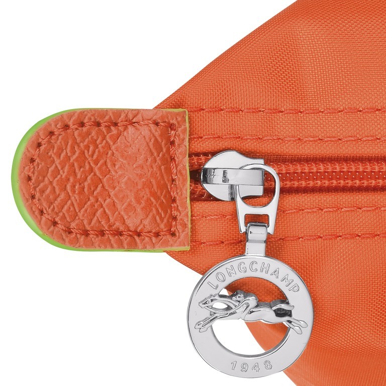 Handtasche Le Pliage Green Handtasche S Orange, Farbe: orange, Marke: Longchamp, EAN: 3597922260539, Abmessungen in cm: 23x22x14, Bild 8 von 8