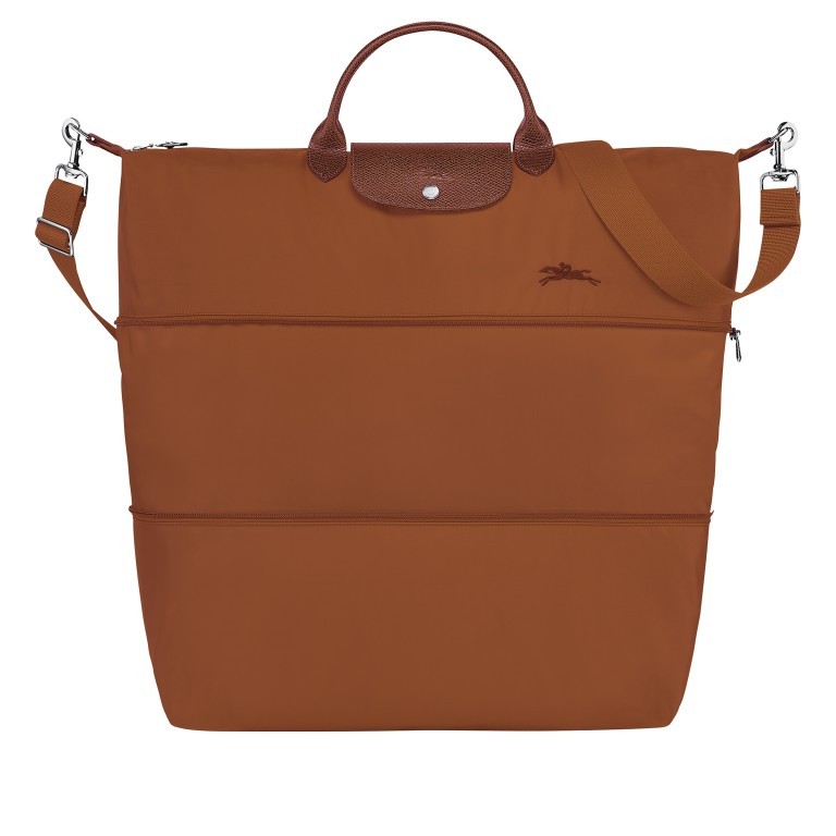 Reisetasche Le Pliage Green erweiterbar Cognac, Farbe: cognac, Marke: Longchamp, EAN: 3597922259724, Bild 1 von 6