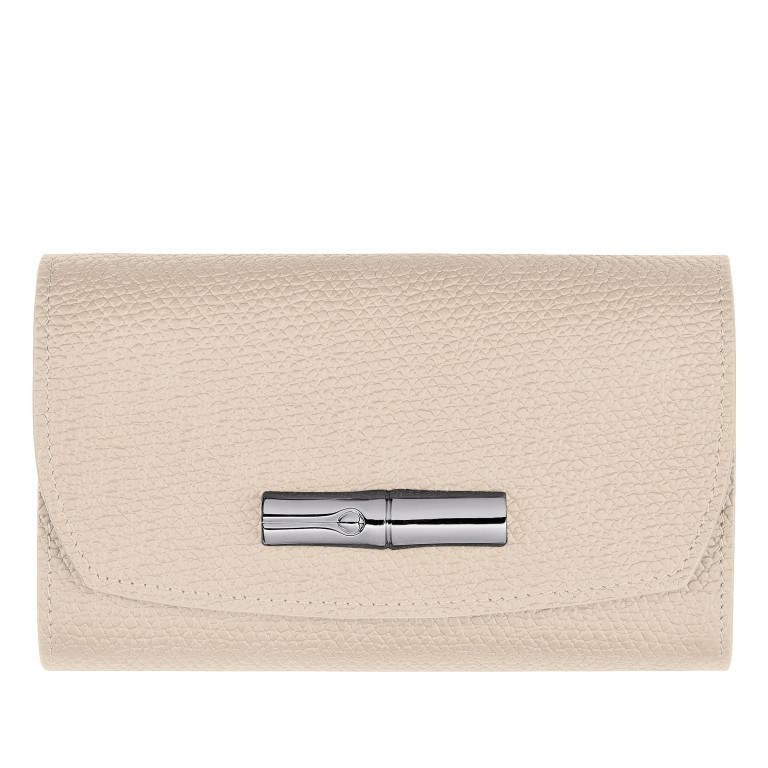 Geldbörse Roseau HPN-30002 Beige, Farbe: beige, Marke: Longchamp, EAN: 3597922262397, Abmessungen in cm: 14x8.5x4, Bild 1 von 3