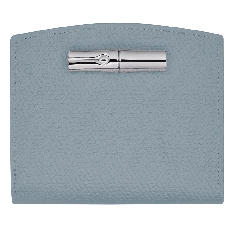 Geldbörse Roseau HPN-30011 Hellblau, Farbe: blau/petrol, Marke: Longchamp, EAN: 3597922262465, Abmessungen in cm: 10.5x9.5x3, Bild 1 von 3