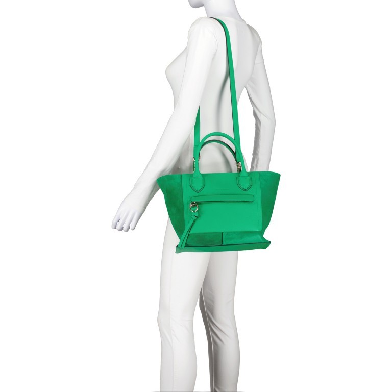 Handtasche Mailbox Handtasche M Gras, Farbe: grün/oliv, Marke: Longchamp, EAN: 3597922267170, Abmessungen in cm: 28x23x13, Bild 5 von 6