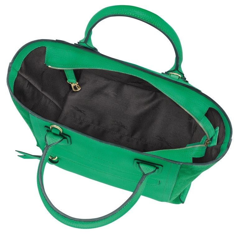 Handtasche Mailbox Handtasche M Gras, Farbe: grün/oliv, Marke: Longchamp, EAN: 3597922267170, Abmessungen in cm: 28x23x13, Bild 6 von 6