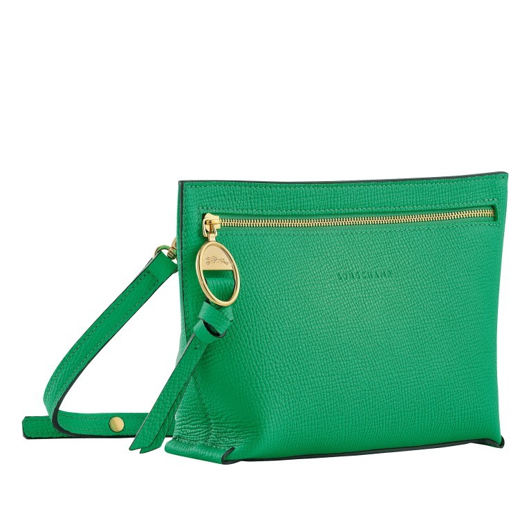 Umhängetasche Mailbox Crossbody Bag XS Grün, Farbe: grün/oliv, Marke: Longchamp, EAN: 3597922273171, Abmessungen in cm: 19x15x3.5, Bild 2 von 3