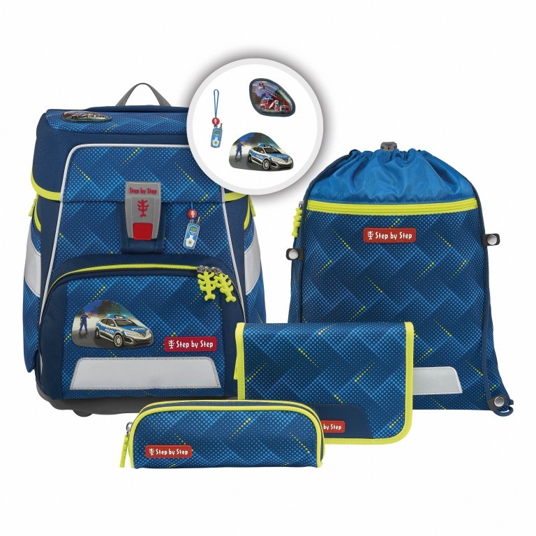 Schulranzen Space Set 5-teilig Hero Tom, Farbe: blau/petrol, Marke: Step by Step, EAN: 4047443484154, Abmessungen in cm: 28x37x20, Bild 1 von 14