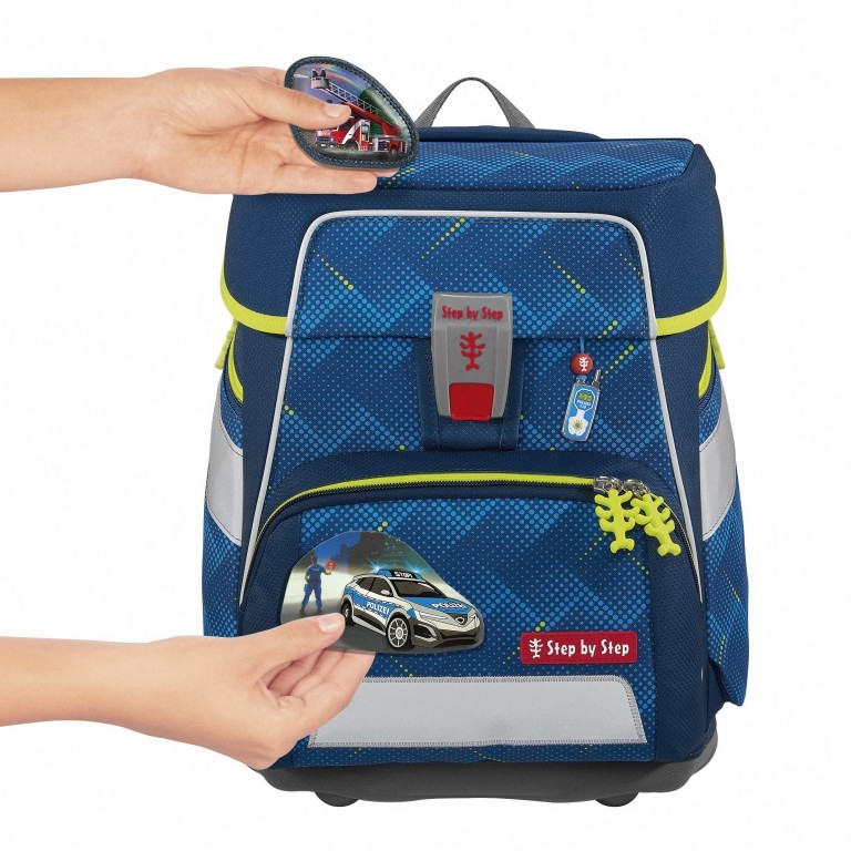 Schulranzen Space Set 5-teilig Hero Tom, Farbe: blau/petrol, Marke: Step by Step, EAN: 4047443484154, Abmessungen in cm: 28x37x20, Bild 3 von 14