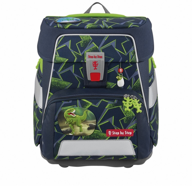 Schulranzen Space Set 5-teilig Wild T-Rex Taro, Farbe: bunt, Marke: Step by Step, EAN: 4047443484833, Abmessungen in cm: 28x37x20, Bild 2 von 14