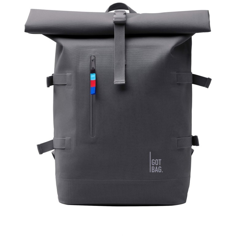 Rucksack Rolltop Shark, Farbe: grau, Marke: Got Bag, EAN: 4260483882388, Abmessungen in cm: 33x43x16, Bild 1 von 11
