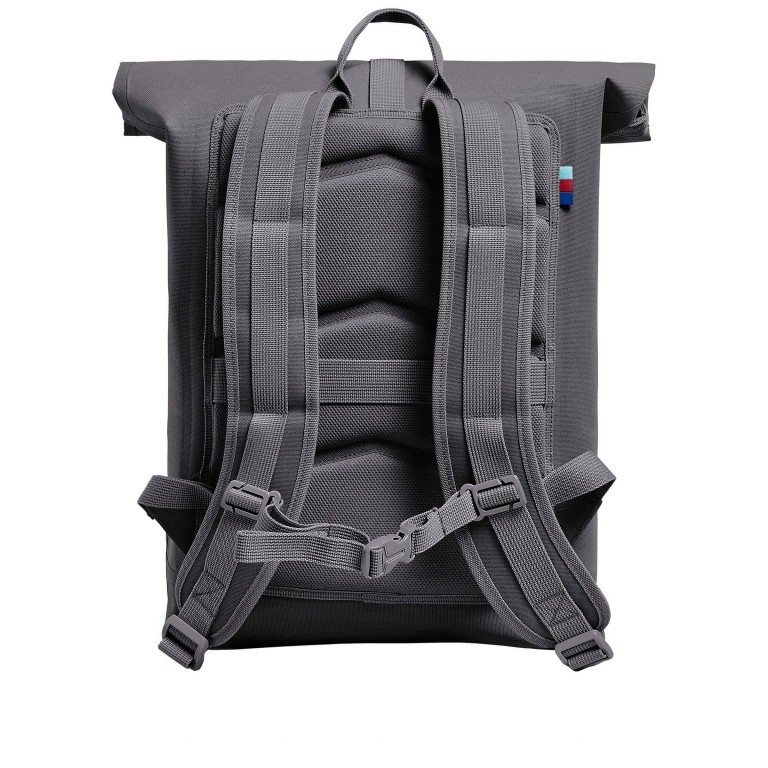 Rucksack Rolltop Lite Shark, Farbe: grau, Marke: Got Bag, EAN: 4260483882395, Abmessungen in cm: 30x42x15, Bild 4 von 7