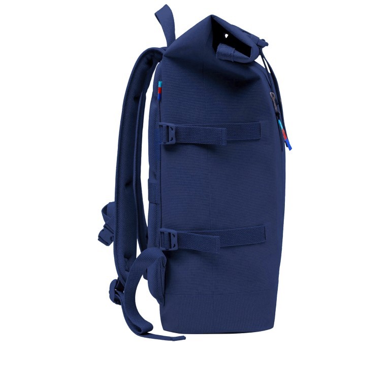 Rucksack Rolltop Pacific Blue, Farbe: blau/petrol, Marke: Got Bag, EAN: 4260483882951, Abmessungen in cm: 33x43x16, Bild 4 von 12