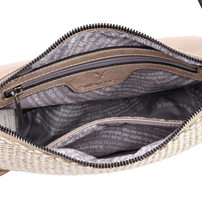 Umhängetasche Cassy 13590 Light Taupe, Farbe: beige, Marke: Suri Frey, EAN: 4056185178443, Abmessungen in cm: 27x18x11, Bild 4 von 5