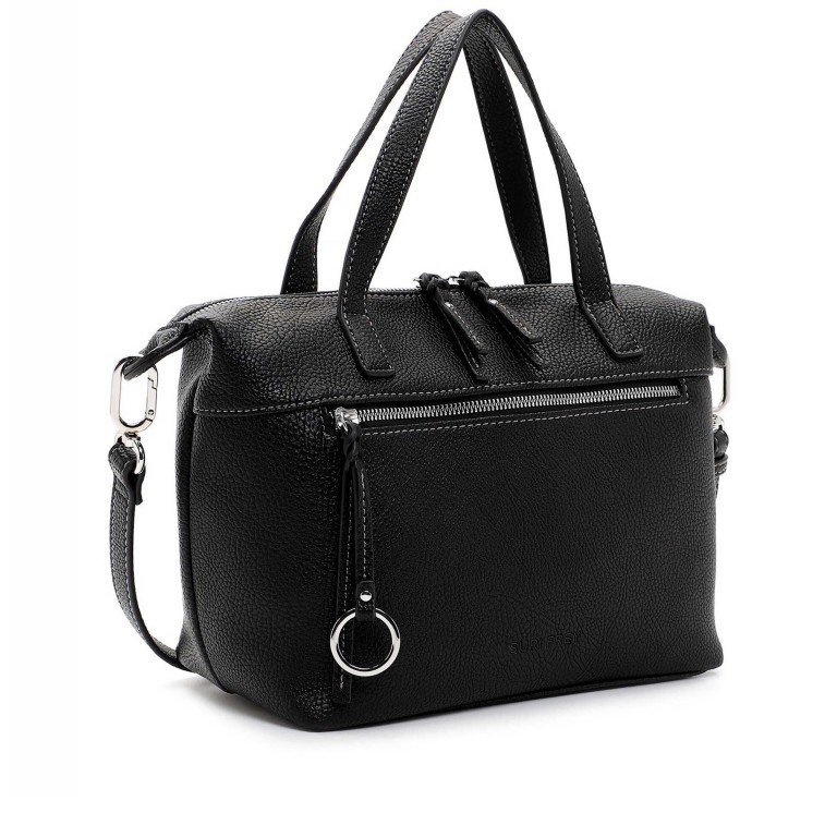 Handtasche Debby 13604 Black, Farbe: schwarz, Marke: Suri Frey, EAN: 4056185178979, Abmessungen in cm: 26x22x13.5, Bild 2 von 8