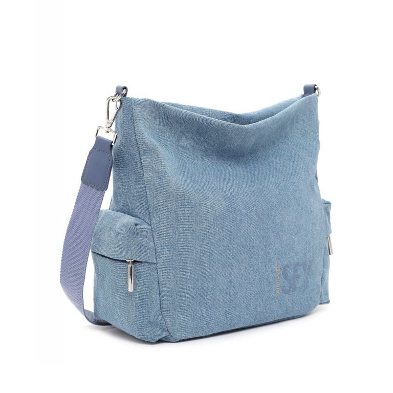 Beuteltasche Foxy 13612 Blue, Farbe: blau/petrol, Marke: Suri Frey, EAN: 4056185175190, Abmessungen in cm: 32x29x13, Bild 2 von 5