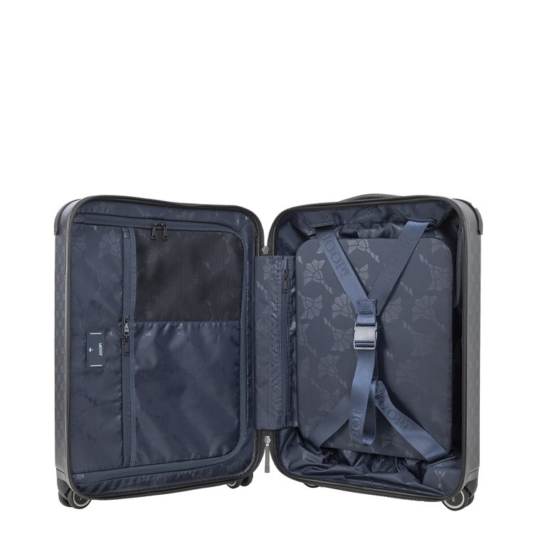 Koffer Cortina Volare Trolleycase Pro SVZ 4W Phantom, Farbe: schwarz, Marke: Joop!, EAN: 4048835112433, Abmessungen in cm: 39x55x21, Bild 4 von 6