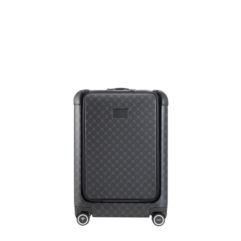 Koffer Cortina Volare Trolleycase Pro SVZ 4W Phantom, Farbe: schwarz, Marke: Joop!, EAN: 4048835112433, Abmessungen in cm: 39x55x21, Bild 1 von 6