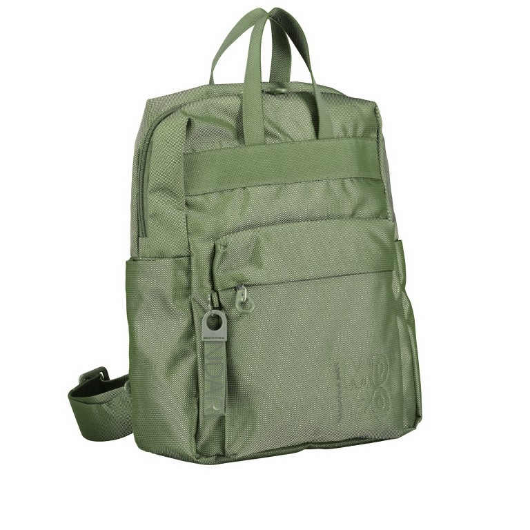 Rucksack MD20 QMT17 Foliage, Farbe: grün/oliv, Marke: Mandarina Duck, EAN: 8032803794406, Abmessungen in cm: 26x37x12, Bild 2 von 8