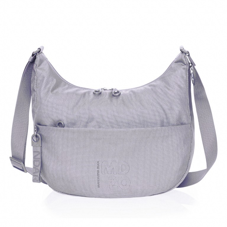 Beuteltasche MD20 QMT27 mit Dehnfalte Summer Fog, Farbe: blau/petrol, Marke: Mandarina Duck, EAN: 8032803795014, Abmessungen in cm: 36x27x10, Bild 1 von 7