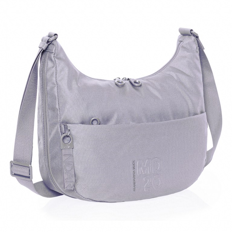 Beuteltasche MD20 QMT27 mit Dehnfalte Summer Fog, Farbe: blau/petrol, Marke: Mandarina Duck, EAN: 8032803795014, Abmessungen in cm: 36x27x10, Bild 2 von 7