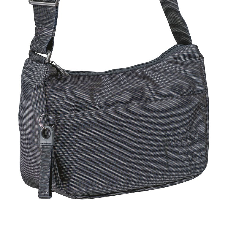 Beuteltasche MD20 QMT30 Steel, Farbe: grau, Marke: Mandarina Duck, EAN: 8032803795335, Abmessungen in cm: 31x21x10.5, Bild 2 von 6