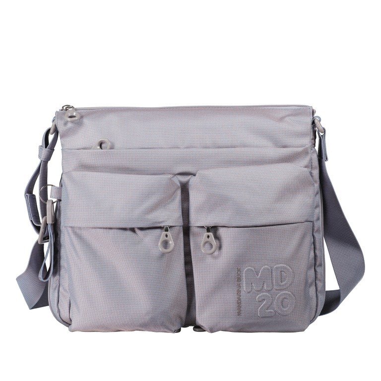 Umhängetasche MD20 QMTX6 Summer Fog, Farbe: blau/petrol, Marke: Mandarina Duck, EAN: 8032803796318, Abmessungen in cm: 33x28x7, Bild 1 von 6