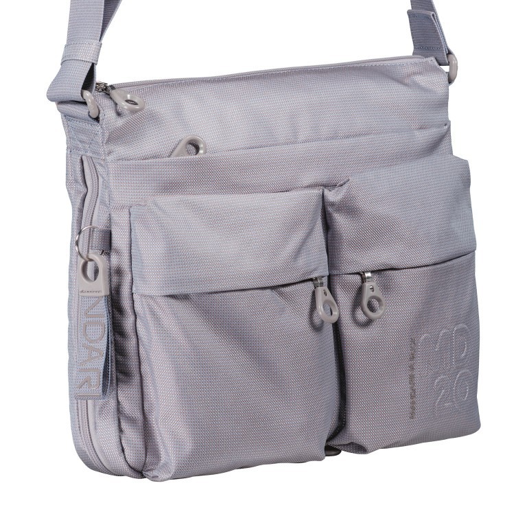 Umhängetasche MD20 QMTX6 Summer Fog, Farbe: blau/petrol, Marke: Mandarina Duck, EAN: 8032803796318, Abmessungen in cm: 33x28x7, Bild 2 von 6