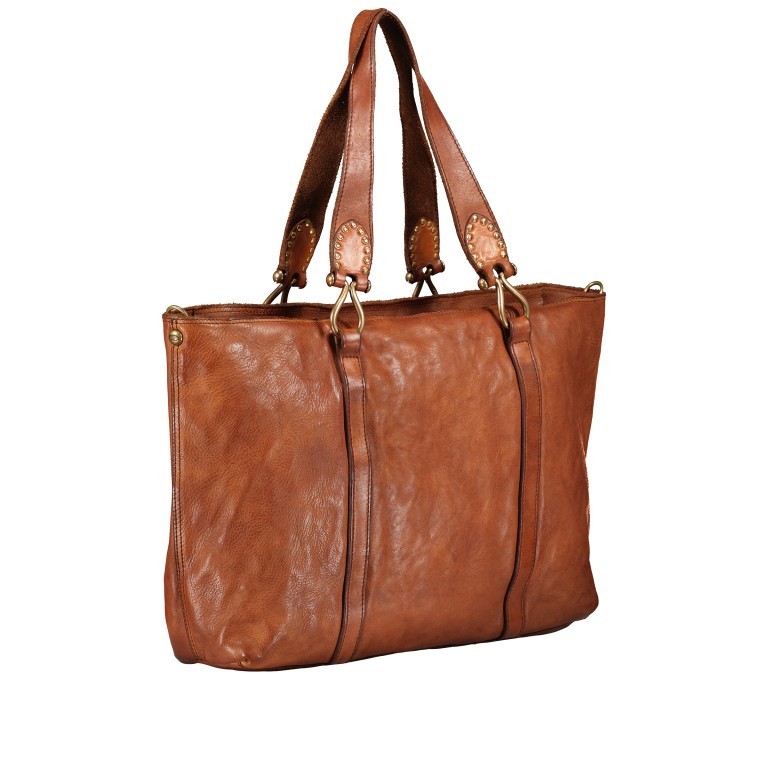 Shopper Grecale Shopping Bag Cognac, Farbe: cognac, Marke: Campomaggi, EAN: 8059389040826, Abmessungen in cm: 36.5x28x10.5, Bild 2 von 7