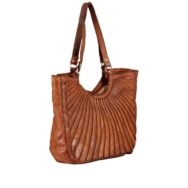 Shopper Aditya Shopping Piccola Cognac, Farbe: cognac, Marke: Campomaggi, EAN: 8059389023706, Abmessungen in cm: 35x28.5x11, Bild 2 von 7