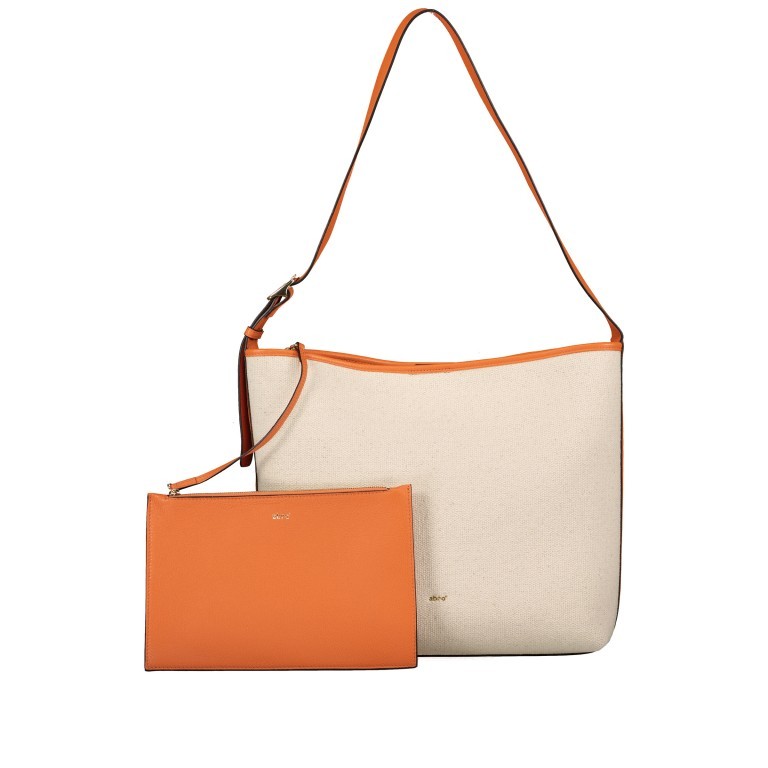Beuteltasche 11am Ivory Orange, Farbe: orange, Marke: Abro, EAN: 4061724991360, Abmessungen in cm: 35x33x11.5, Bild 1 von 6