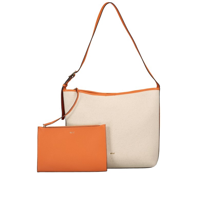 Beuteltasche 11am Ivory Orange, Farbe: orange, Marke: Abro, EAN: 4061724991360, Abmessungen in cm: 35x33x11.5, Bild 1 von 6