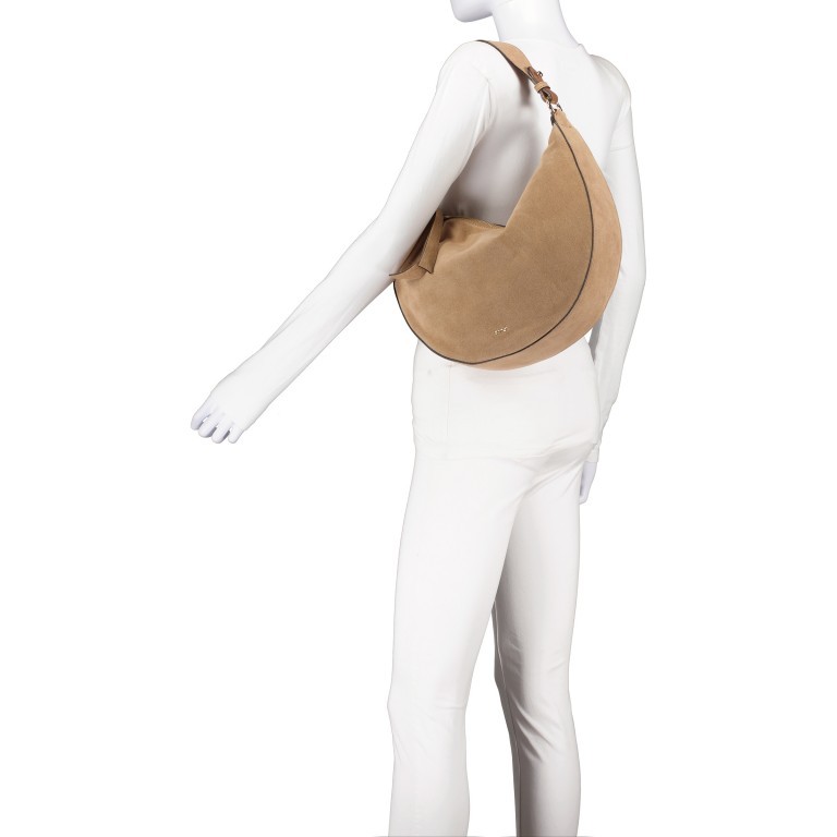 Beuteltasche Kaleido Lulu S Camel, Farbe: cognac, Marke: Abro, EAN: 4067278013961, Abmessungen in cm: 35x25x7, Bild 5 von 8